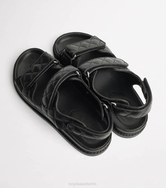 Sandalen| de Tony Bianco Frauen Hiranni-Sandalen schwarzes Schafsnappa 4624614